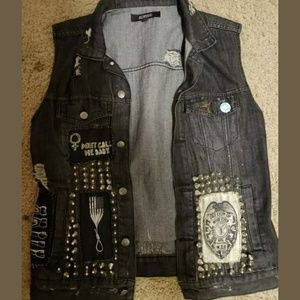 Punk Denim Vest